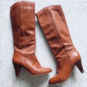 Vintage 70s Nordstrom Knee High Heeled Boots
